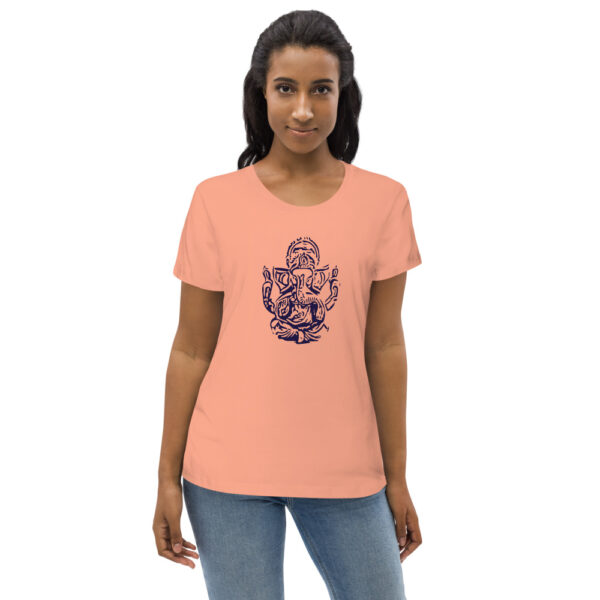 Eng anliegendes Bio-T-Shirt – Ganesha