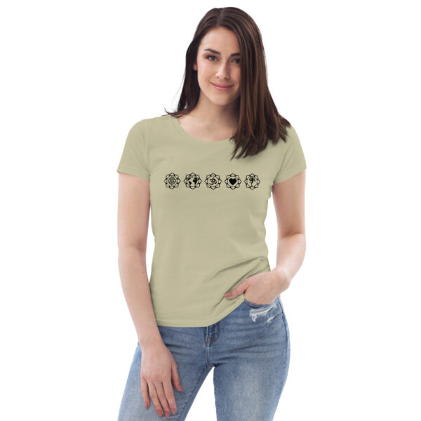 Eng anliegendes Bio-T-Shirt – Lotus Kollektion